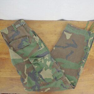 Vintage Military US Made Camouflage Pants Small